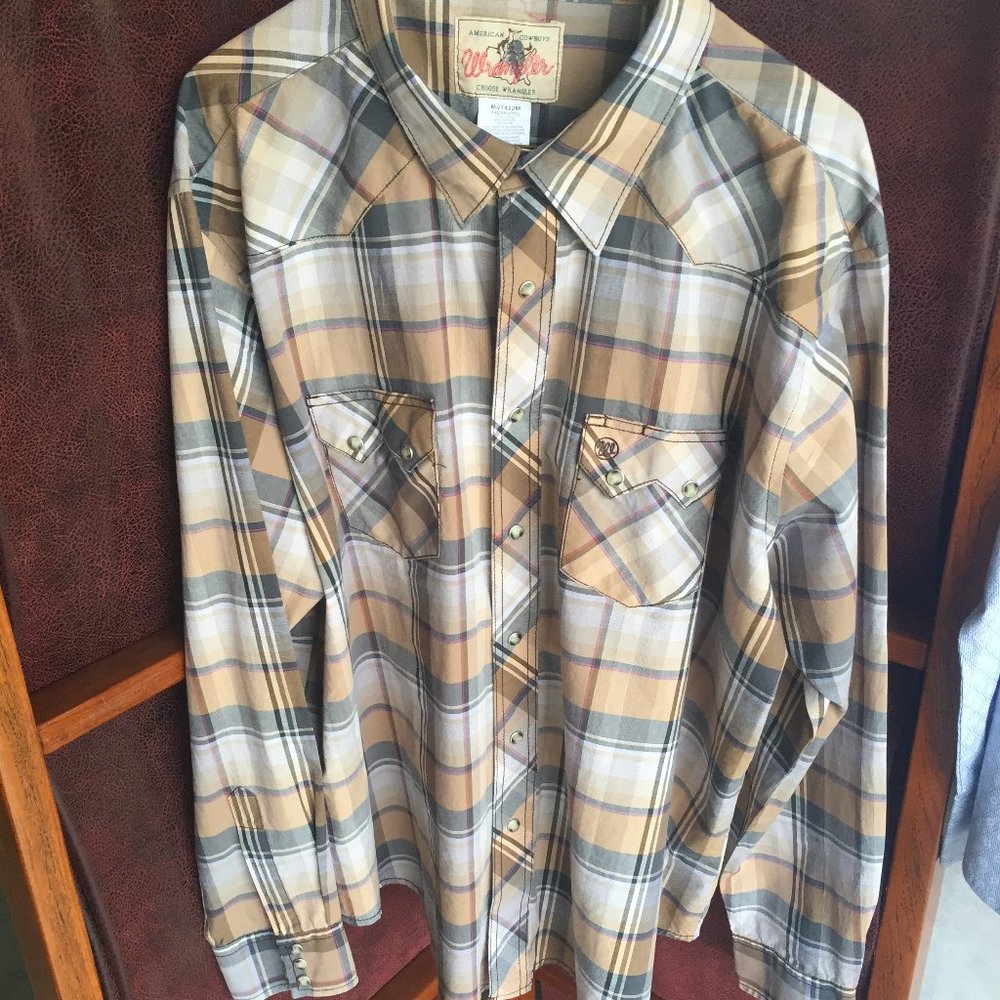 Wrangler American Cowboys Rockabilly snap button XXL